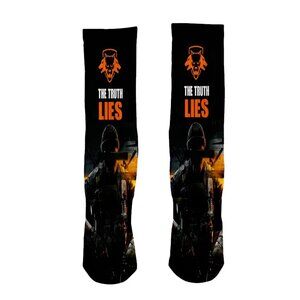 Call of Duty Black Ops 6 Graphic Sublimated front and back Adult Crew Socks